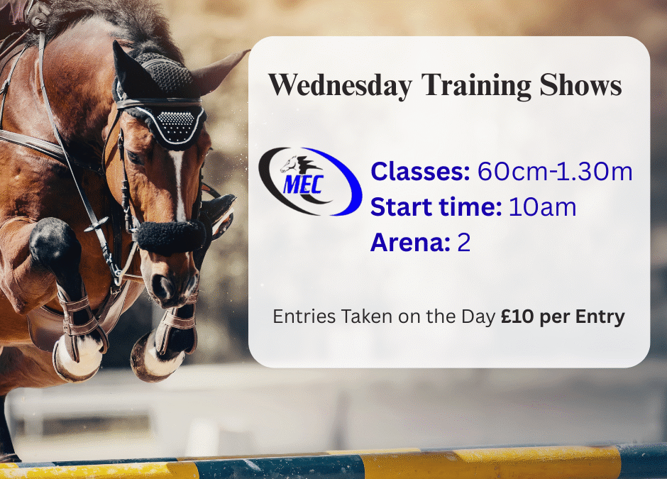 February 2026 – Mid Week Horse and Pony Training Show Arena 2